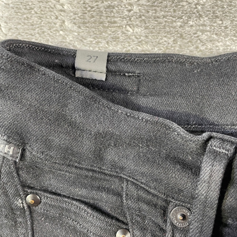 Citizens of Humanity Jeans Womens 27 Black Rocket Crop High Rise Skinny - Picture 3 of 14